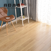 Oak pure solid wood flooring A- grade log Gis antique flat color cold gray European style Nanxun factory