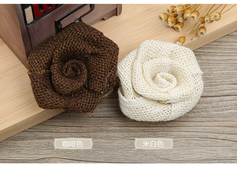 DIY handmade vải bố hoa hồng Sen chủ đề trang trí đám cưới hoa Châu Âu mục vụ sáng tạo phù hợp với đồ trang trí - Trang trí nội thất các đồ trang trí nhà bếp