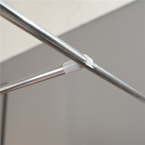 Mosquito net stainless steel floor square top court three-door thick bracket crossbar ceiling fan rod can hang fan