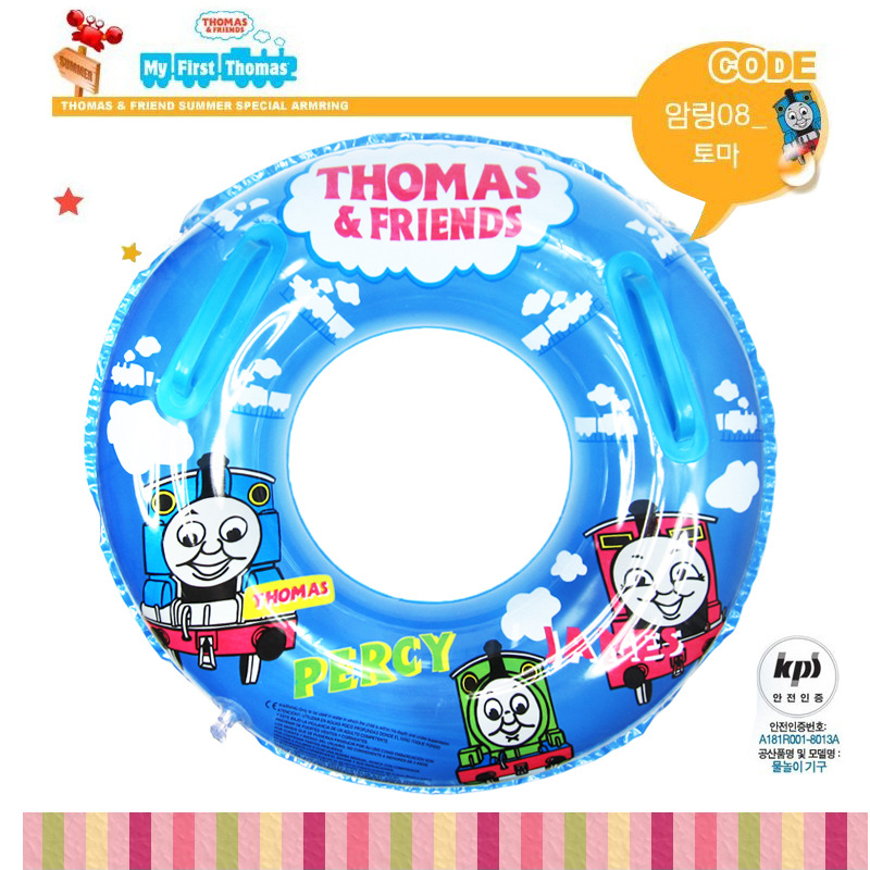 Phim hoạt hình Thomas Children Bơi Ring 345 tuổi Kid Boy Dày Nách bơm hơi bơi phao phao bơi thiên nga