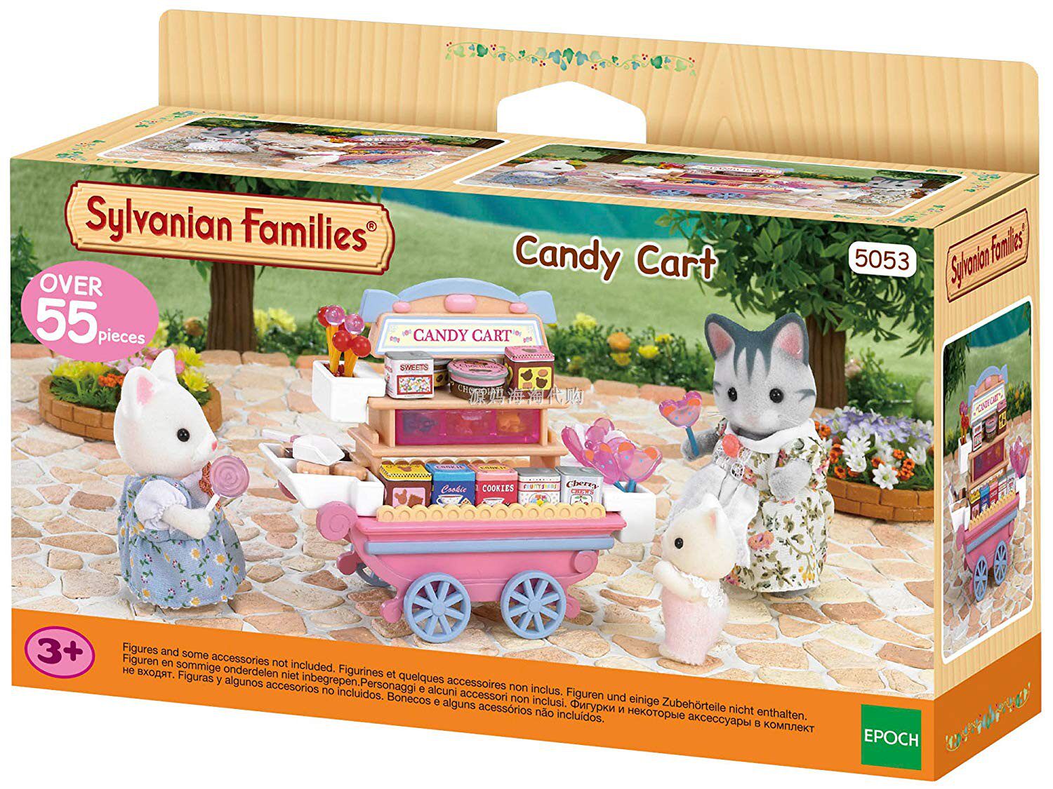 Детский игровой набор 鑻卞浗 sylvanian families   妫灄瀹舵棌  绯栨灉鎺ㄨ溅5053