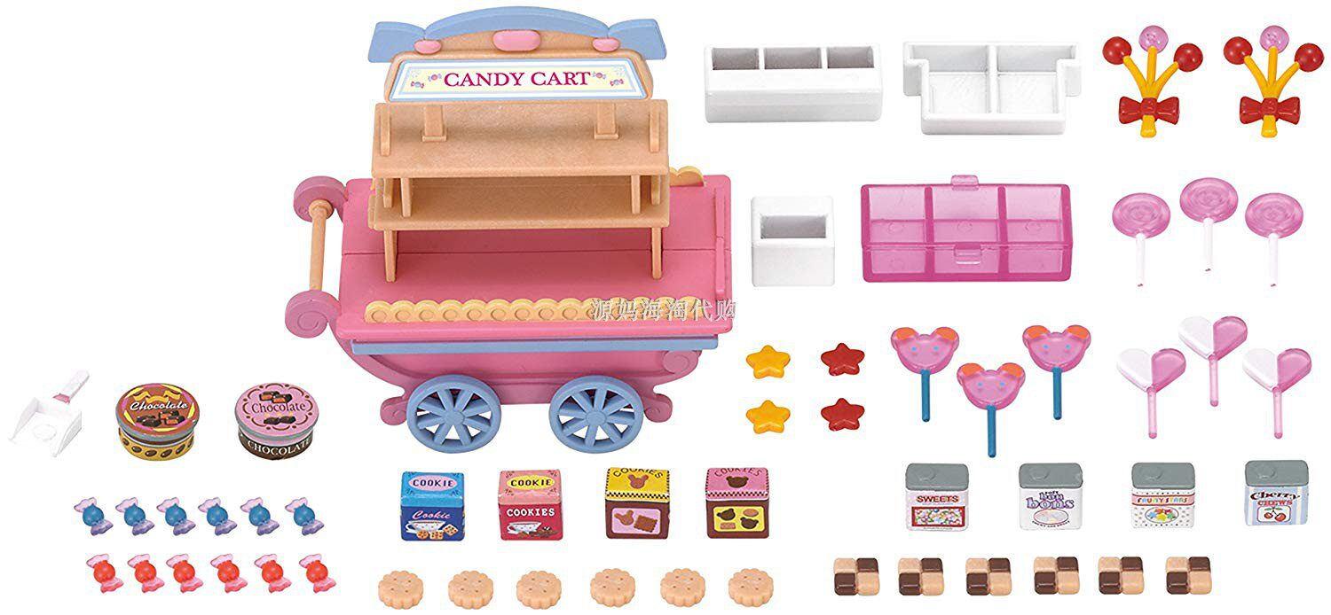 Детский игровой набор 鑻卞浗 sylvanian families   妫灄瀹舵棌  绯栨灉鎺ㄨ溅5053