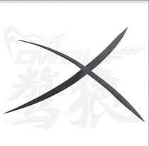 Volkswagen Golf 7 Resin Lamp Eyebrow FRP Lamp Eyebrow High 7 Lamp Eyebrow Pair Pack Low Price Clearance