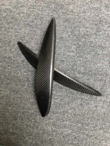 Suitable for 15-20 Mercedes-Benz Smart smart 453 modified carbon fiber lamp eyebrows a pair of stickers 3M