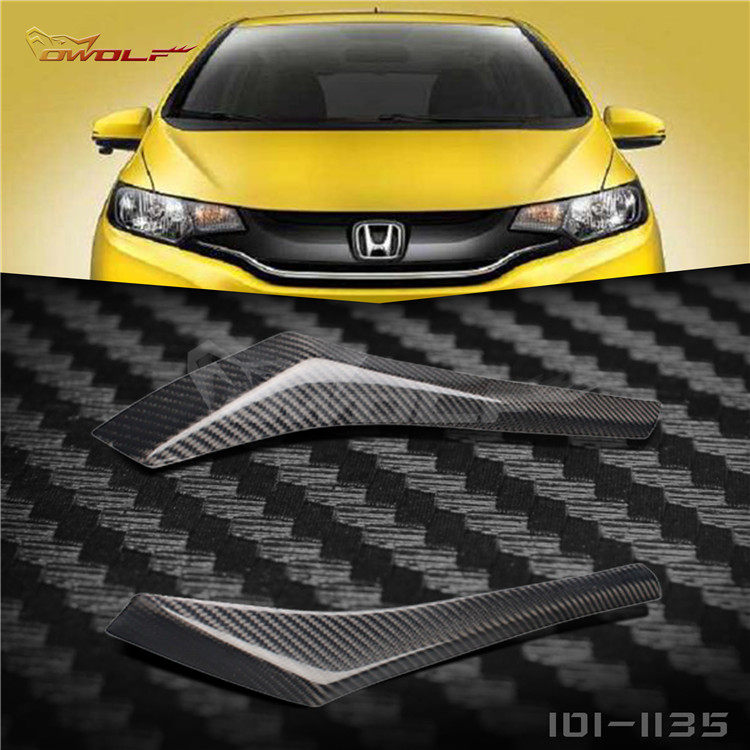 14 14 to 18 Honda retrofit carbon fiber light eyebrow Honda light eyebrow special retrofit decorated spot