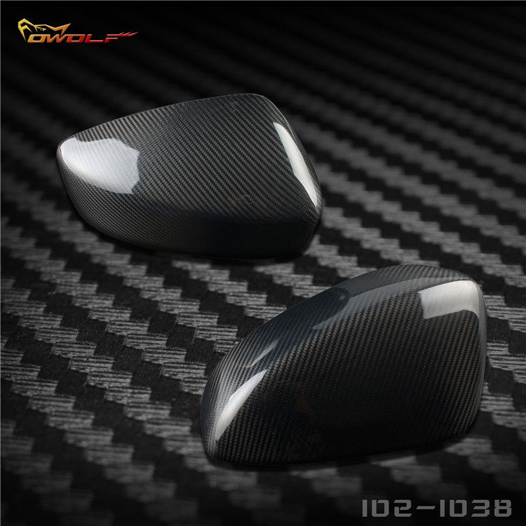14-20 Mazda 3axela carbon fiber rearview mirror cover mirror shell sticker replacement pair