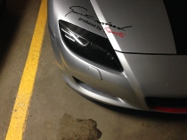 RX-8 old RX8 modified carbon fiber eyebrow headlight headlight sticker decorative parts special pair