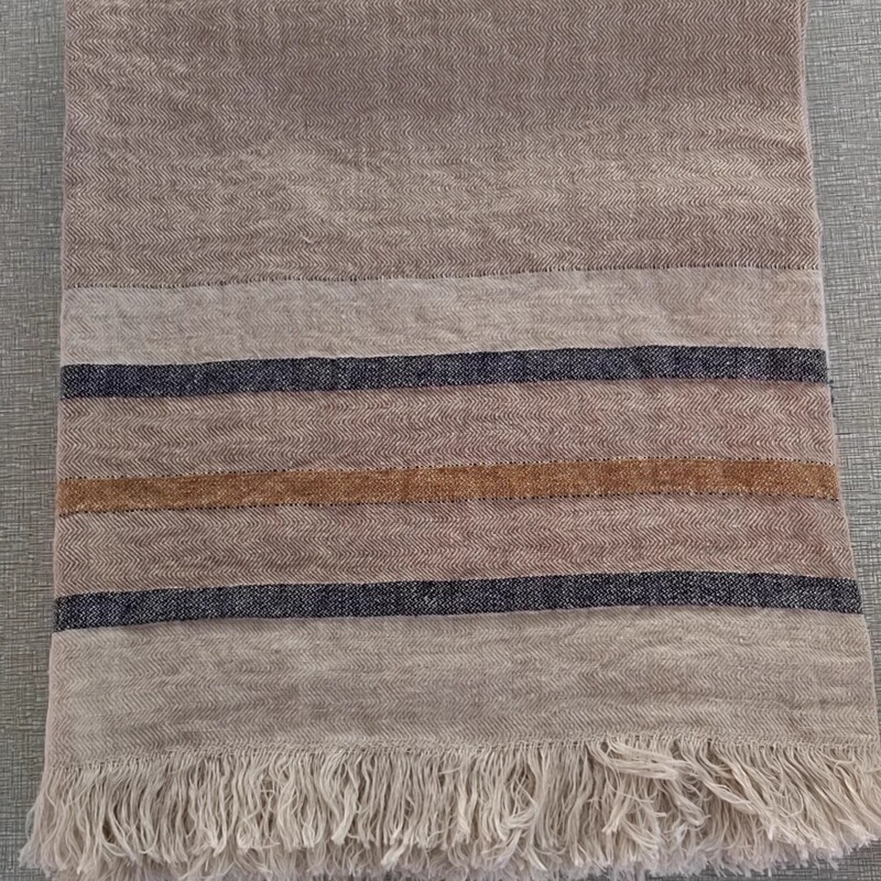 Linen Air Conditioning Blanket, Bed End Blanket, Throw Blanket, Shawl
