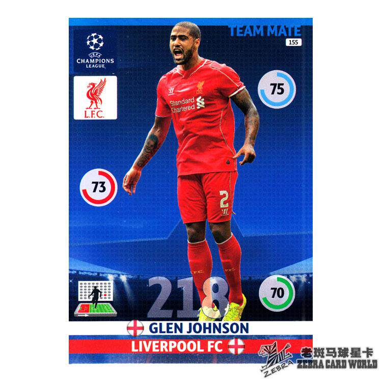 PANINI Panini 2014-2015 Champions League Star Card 155 Green Johnson