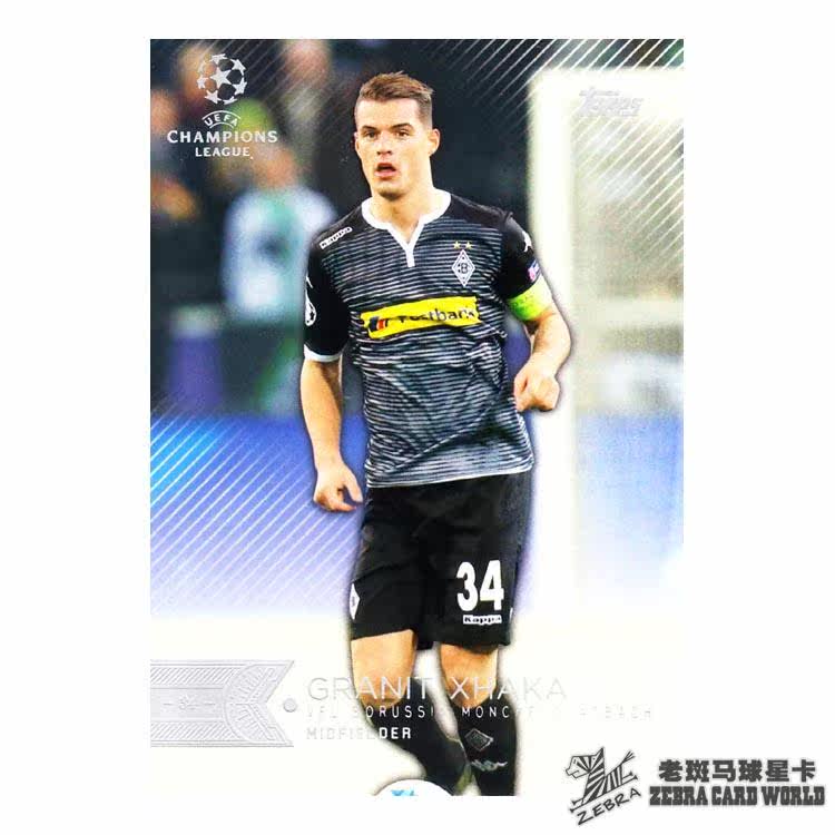 topps2015 -16 Champions positive version of the star card 102 Granite Zaka