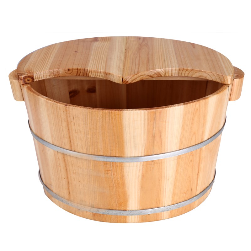 Bucket Foot Bath Hot Foot Bucket Foot Soak Female Students Elderly Small Family Pot Winter Thickened Bubble Foot Pot Wood Jue Solid Wood