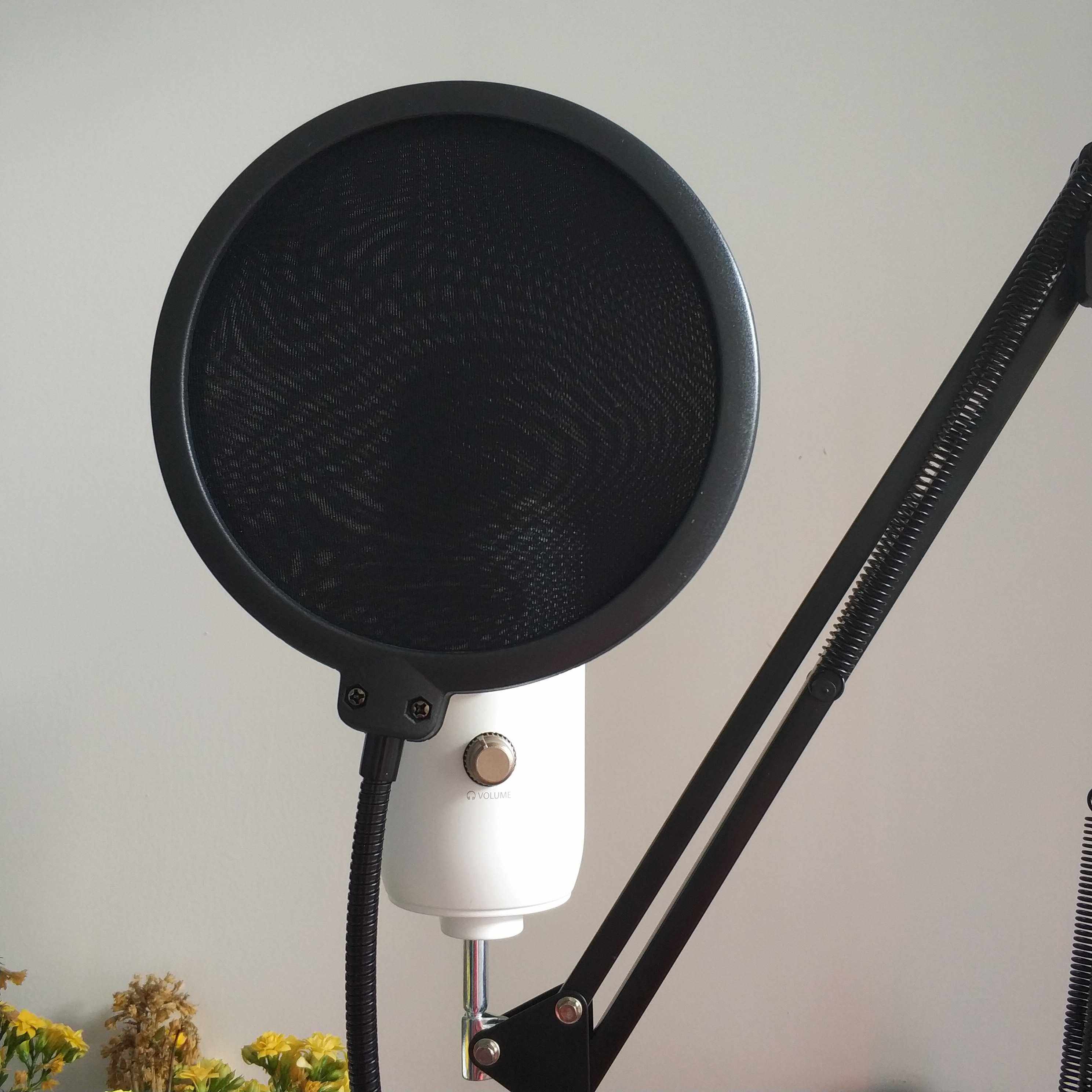 Blue Yeti Snow Monster special cantilever microphone gooseneck anti-spray net cover