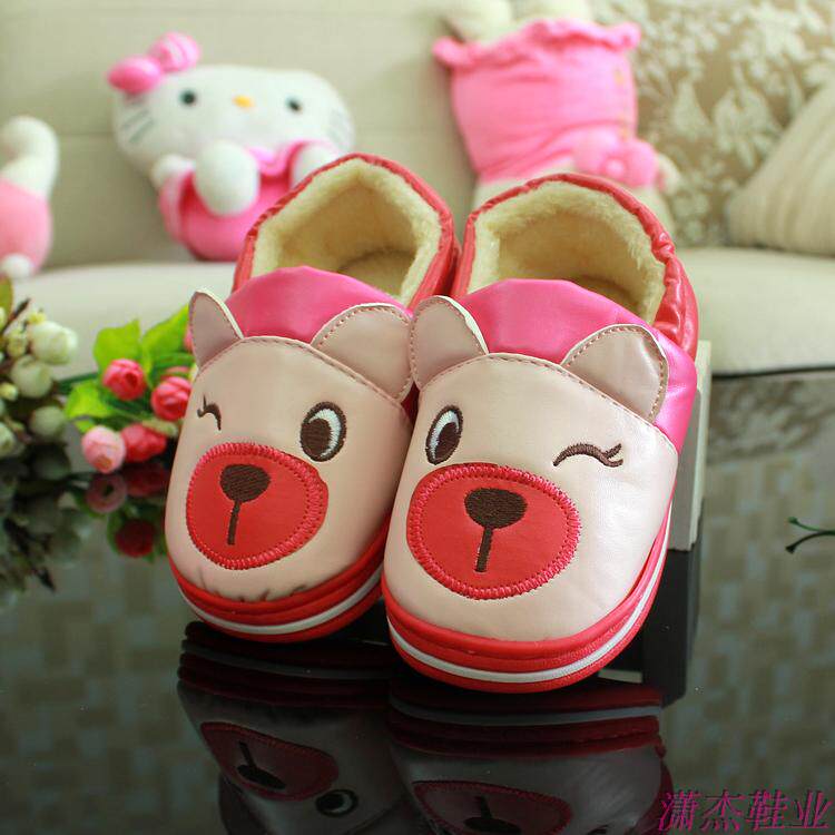 Pantoufles enfants en autre pour hiver - semelle caoutchouc - Ref 1018158 Image 8