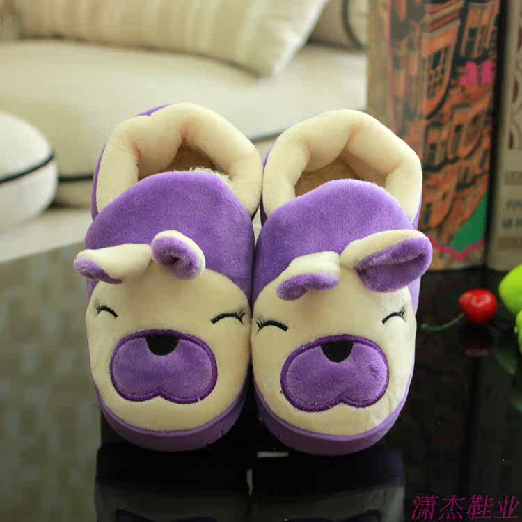 Pantoufles enfants en suède pour hiver - semelle caoutchouc - Ref 1032380 Image 26