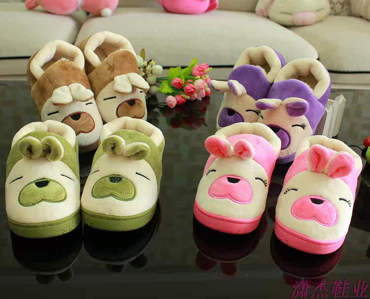 Pantoufles enfants en suède pour hiver - semelle caoutchouc - Ref 1032380 Image 21