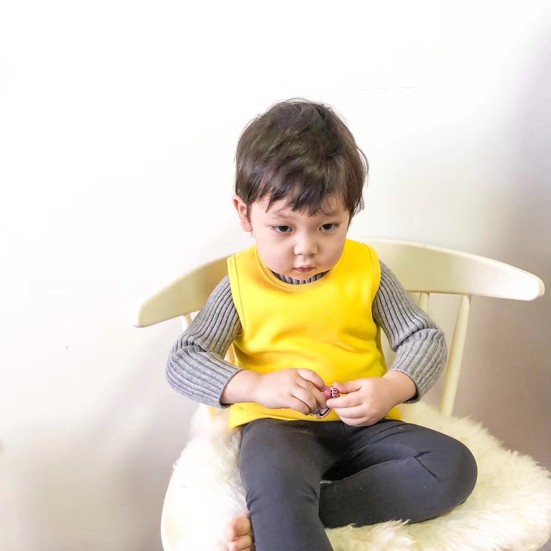 Vest vest nhiều màu giảm giá Goode nhà 18 năm đông mới trung tính dày ấm hoang dã ghi le jean cá tính cho bé
