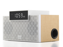 EDIFIER rambler M260 wireless bluetooth speaker smart alarm clock home wood mini