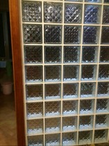 Jinghua brand hollow glass brick partition wall glass partition wall porch crystal glass brick toilet partition