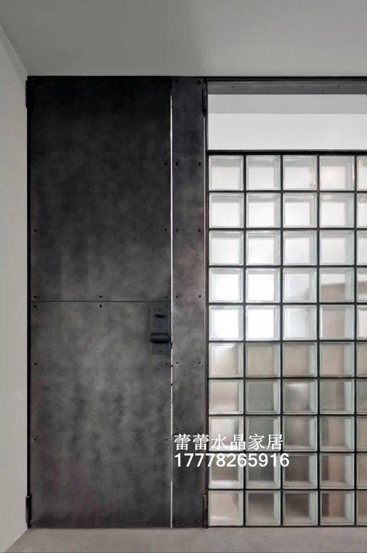 Crystal hwa glass brick partition Xuanguan frosted brick minimalist atmosphere factory direct sales volume is large from excellent