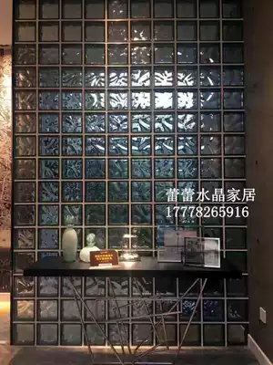Jinghua glass brick gray cloud wonderful listing glass porch glass partition large quantity