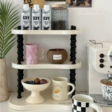 Брендовая настольная система хранения, аромотерапия, косметические духи, кремовый держатель для стакана, простой и элегантный дизайн, легкий роскошный стиль