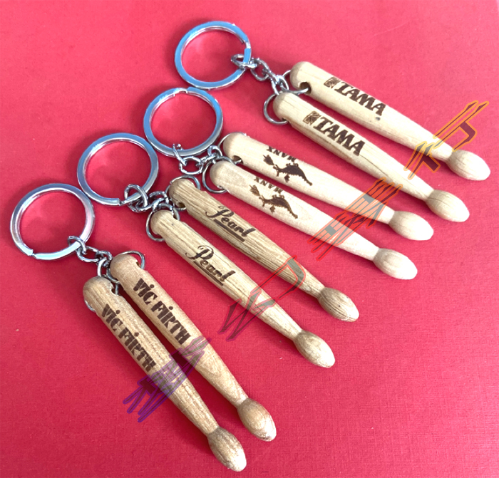 Drumstick Key Buckle Shelf Drum Stick Key Button Mini Drum Stick Pendant Small Drum Stick Ornament Small Drumstick Drum Trinket