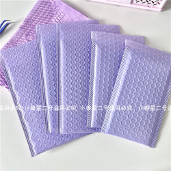 Thickened purple mint green bubble bag film bubble envelope express packaging bag card phone case shockproof and waterproof