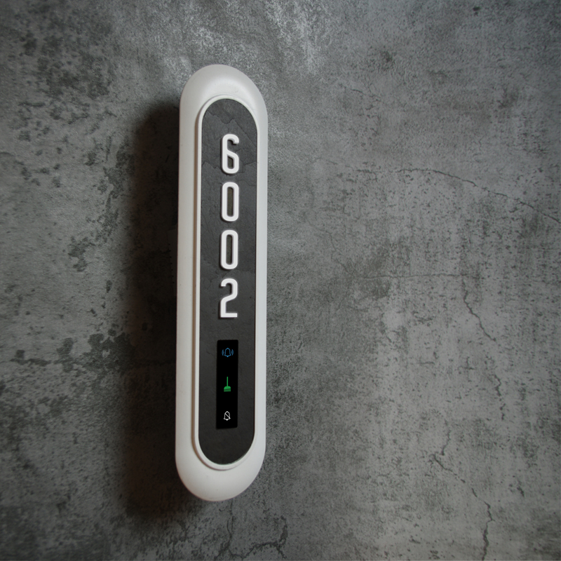 Hotel electronic door plate custom acrylic listing custom personalized creative digital luminous digital number logo