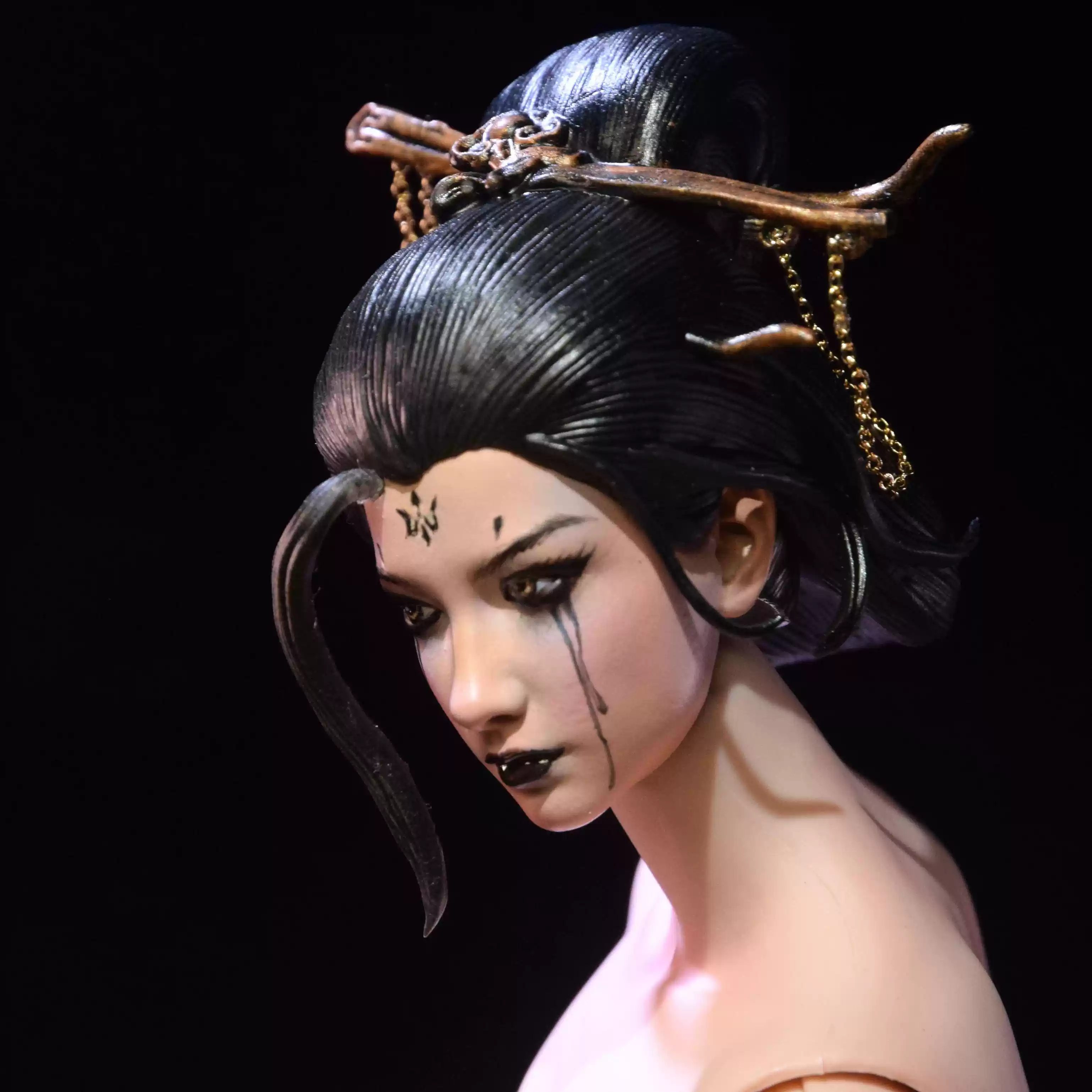 畫狸】黑神話悟空蜘蛛精四妹1/6模型頭雕