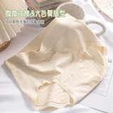 Нижнее белье, хлопковые антибактериальные дышащие шелковые штаны, тонкие летние шорты, высокая талия