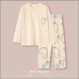 Японская осенняя пижама, весенний лонгслив, милый комплект