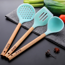 Non-Stick special silicone spatula kitchen high temperature resistant anti-scalding kitchenware spatula spoon household single saute pot shovel