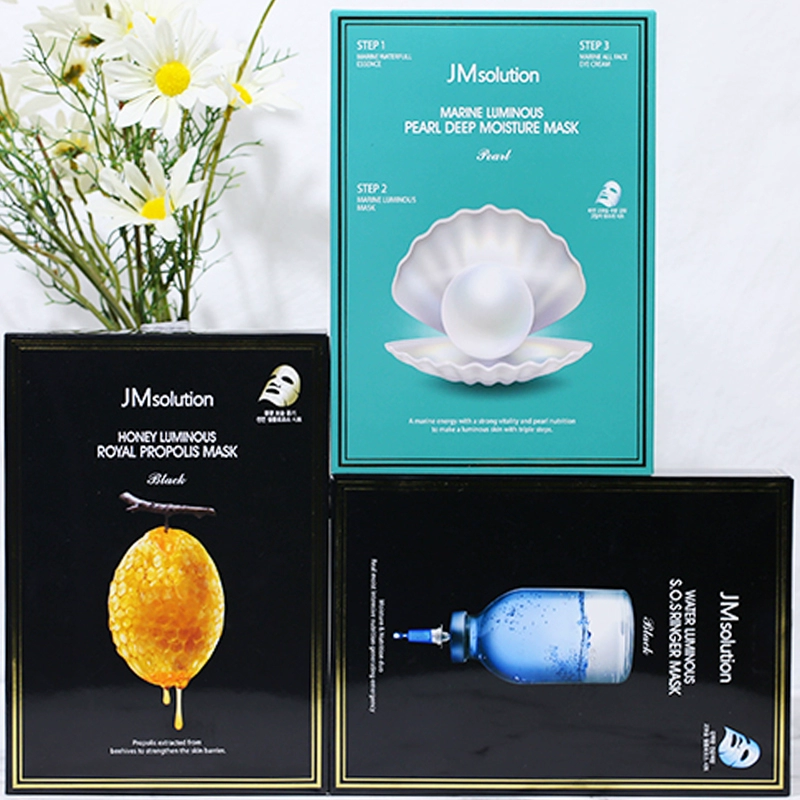 Cửa hàng phúc lợi Junjun Hàn Quốc JMsolution Mask Silk Honey Ocean Pearl First Aid dưỡng ẩm 10 viên - Mặt nạ