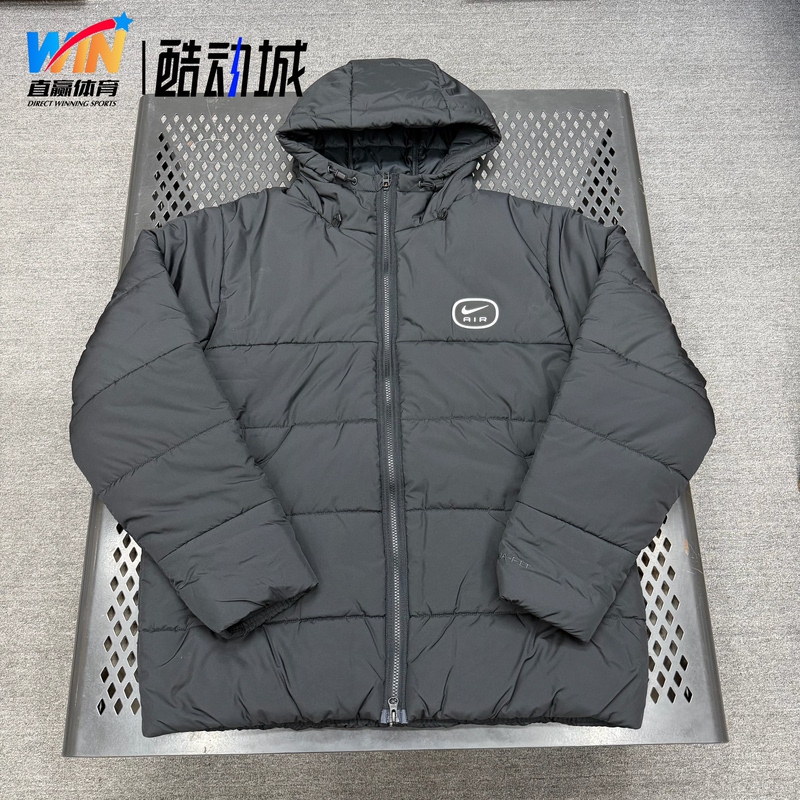Nike Therma-Fit Windproof and Warm Men's Casual Sports Hooded Cotton Jacket Hm0198-011 Nike Therma-Fit Windproof and Warm Men's Casual Sports Hooded Cotton Jacket Hm0198-011