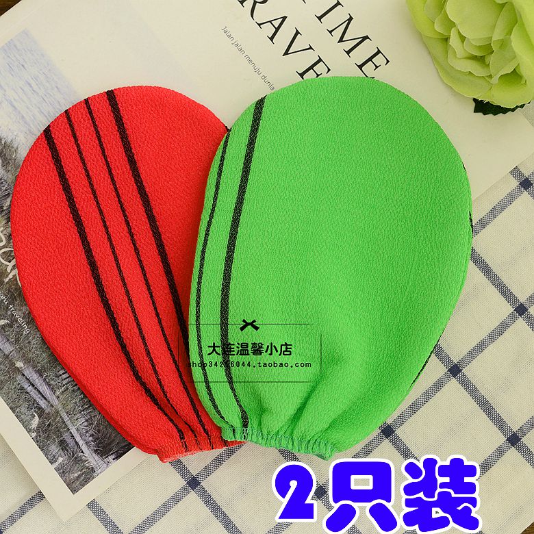South Korea South gate Old Grandma rubbing bath towels with cotton layer doesn't hurt the fine print doesn't hurt the skin rubbing the bath towel