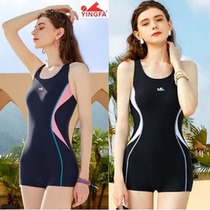 English Hair 2278 With Chest Cushion Civil Casual Conjoined Color Flat Corner Lady Swimsuit Bubble Spa Swimsuit