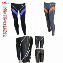 English Hair Y9102 50% Swimming Professional Swimsuit Silk Light Speed Dry Fabric 9433 Long Leg Professional Swimsuit Pants