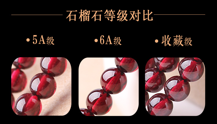 Vòng chân garnet tự nhiên Dây đỏ nữ dệt tay màu đỏ tía đỏ chuyển hạt đột quỵ kiểu đào retro cửa hàng phụ kiện