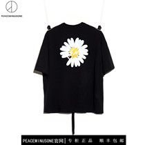 Korean counter PEACEMINUSONE Daisy short-sleeved Quan Zhilong pmo lightning joint Fujiwara Hiroshi T-shirt