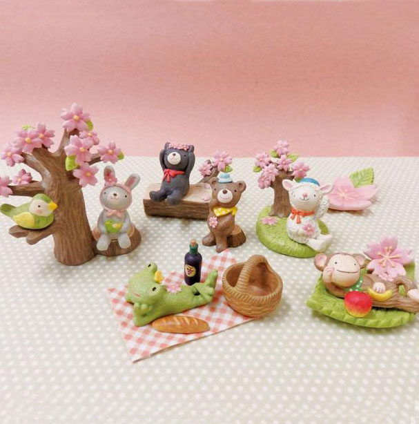 ZAKKA cherry tree grass Japan imported resin decoration decoration new cherry blossom series photo props