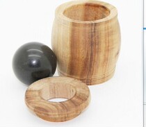 Solid wood health basalt energy stone Wood Rolling Stone essential oil stone eye soothing facial Ice beauty volcanic stone