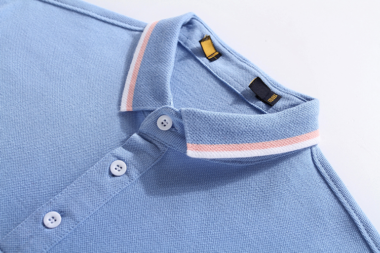 Đồng bộ mới 2019 hè nam áo thun ngắn tay cotton co giãn nam màu trơn áo thun ngắn tay R045 - Polo t shirt golf