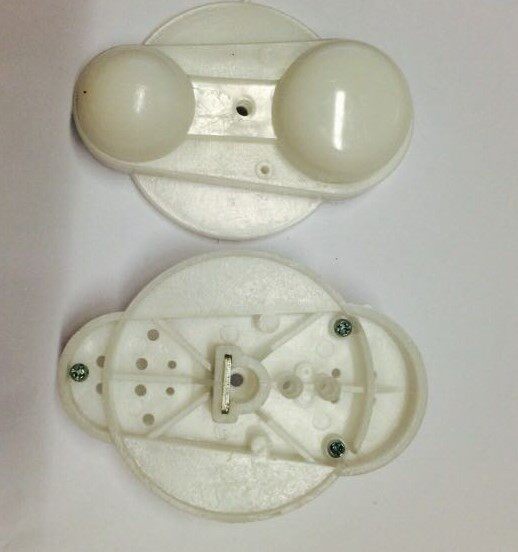 Home On-board Massage Pillow Accessories Massager Cervical Spine Plastic Head White Double Head Massage Wheel Massage Ball-Taobao