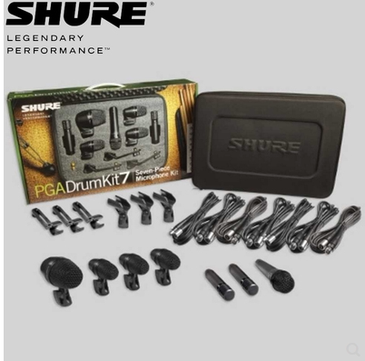 Shure Shul PGADrumKit7 Rack Subdrum Microphone Drum Mcsuit 7 only