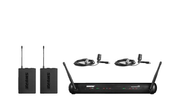 Shure shul SVX188 CVL svx188 p31 dual collar clip wireless microphone line goods