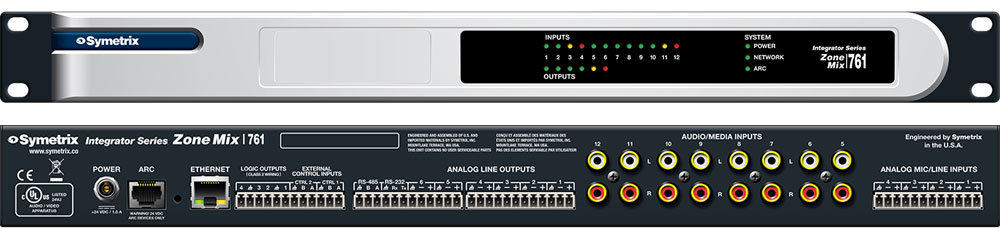 Symetrix Simex Mix 761 jupiter 8 jupiter12 Digital Audio Media Matrix 