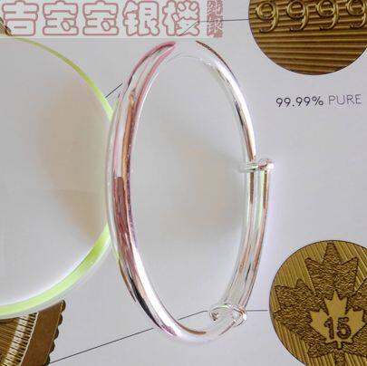 Pure silver bracelet silver bracelet handmade custom-made pure silver handmade silver bracelet with a gift for self-use jewellery bracelets