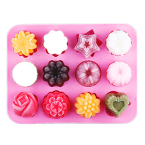 Pattern ice cube mold Ice cup ice hockey Strawberry love ice box Pig flower ice cream box Silicone ice lattice