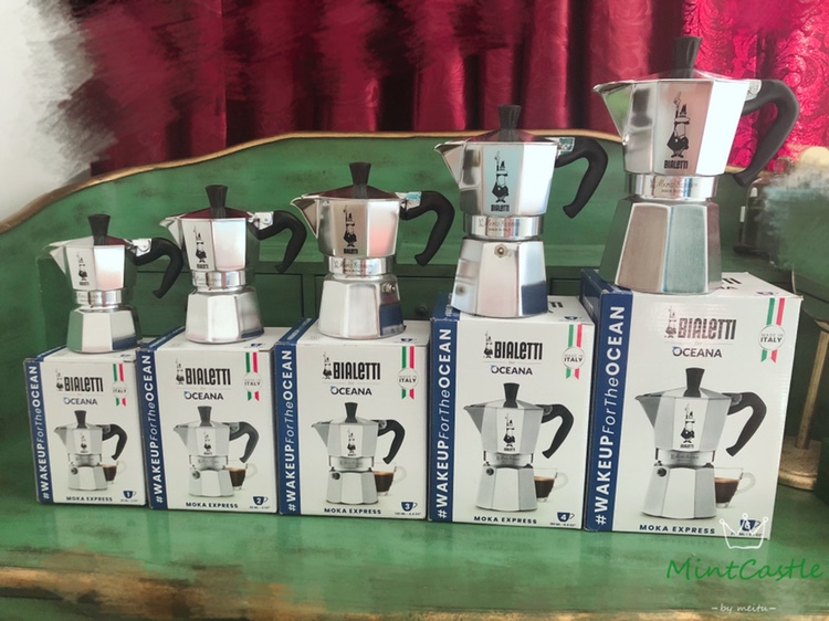 [Official Genuine Product] Italian Bialetti Espresso Moka Pot Classic Octagonal Single Valve