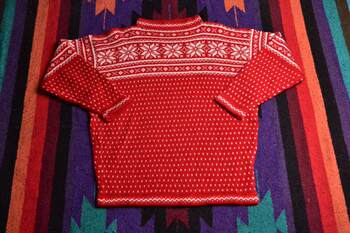 ການຂົນສົ່ງຟຣີ Fair Isle vintage ແບບ retro ຊົນເຜົ່າ snow handle hollow pullover Ferris wheel wool sweater hatt1345